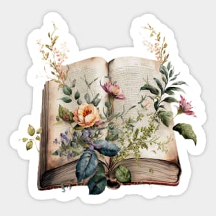 Readers love this design with watercolor flowers Sticker